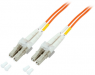 Duplex-Jumper, LC auf LC, 7.5 m, OM2, Multimode 50/125 µm