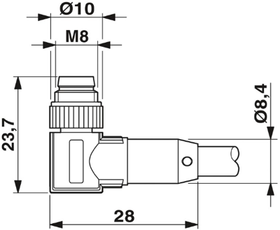 1406058 Phoenix Contact Sensor-Aktor Kabel Bild 2