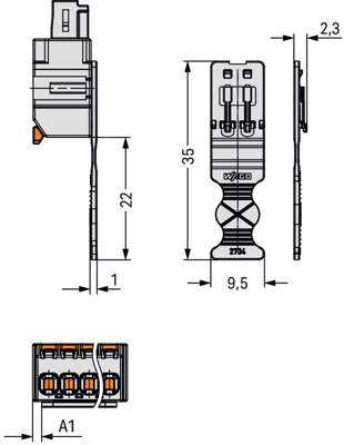 2734-533 WAGO Accessories for PCB Connectors, Connector Systems Image 5