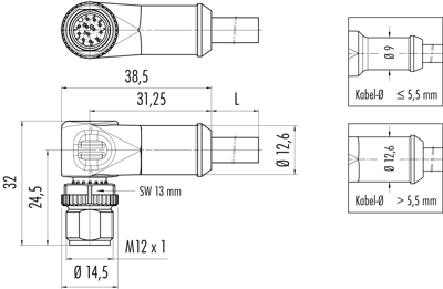 77 3427 0000 50712-0200 binder Sensor-Actuator Cables Image 2