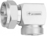 Koaxial-Adapter, 50 Ω, 7/16-Stecker auf 7/16-Buchse, abgewinkelt, 100024558