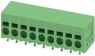 Leiterplattenklemme, 9-polig, RM 5 mm, 0,2-4,0 mm², 24 A, Federklemmanschluss, grün, 1991040
