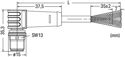 756-5312/090-015 WAGO Sensor-Aktor Kabel Bild 2