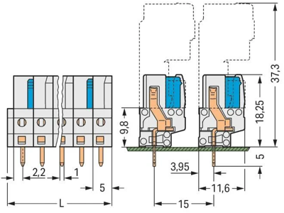 722-132 WAGO Steckverbindersysteme Bild 2