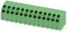 Leiterplattenklemme, 13-polig, RM 5 mm, 0,2-2,5 mm², 24 A, Federklemmanschluss, grün, 1725445
