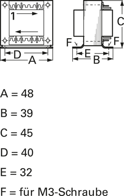 EL 7,5/9 Block Netztransformatoren Bild 2