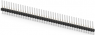 Stiftleiste, 40-polig, RM 2.54 mm, gerade, schwarz, 9-146274-0