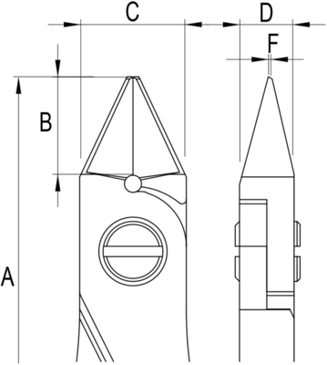 ES5352.CR.BG ideal-tek Seitenschneider, Vornschneider Bild 3