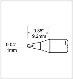 STP-CH10 METCAL Lötspitzen, Entlötspitzen und Heißluftdüsen Bild 3