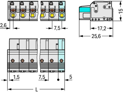 2721-211/026-000 WAGO PCB Connection Systems Image 2