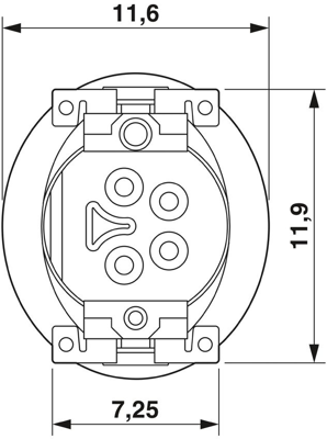 1071465 Phoenix Contact Sensor-Aktor Rundsteckverbinder Bild 1