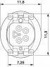 1071465 Phoenix Contact Sensor-Aktor Rundsteckverbinder