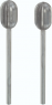 Feinfräsersatz, 2-teilig, Ø 8 mm, Zylinder, Wolfram-Vanadium-Stahl, 28726