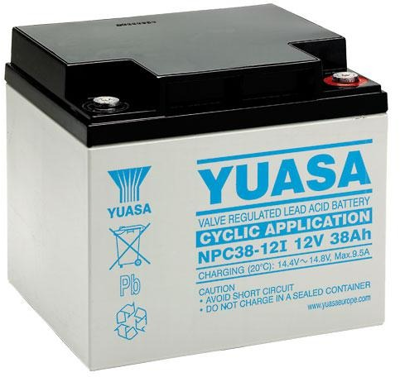 NPC38-12I Yuasa Lead-Acid Batteries, Lithium-Ion Batteries