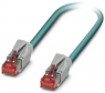 Netzwerkkabel, RJ45-Stecker, gerade auf RJ45-Stecker, gerade, Cat 5, SF/UTP, PUR, 90 m, blau