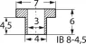 IB 8-4,5 Austerlitz Isolierbuchsen