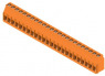 Leiterplattenklemme, 24-polig, RM 5.08 mm, 0,08-6,0 mm², 20 A, Zugbügel, orange, 1002050000