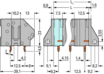 745-1410 WAGO PCB Terminal Blocks Image 2