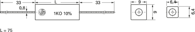 KHS17AKB-AX-1KAA Vitrohm Bedrahtete Widerstände Bild 2