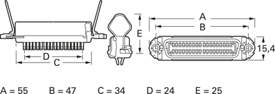 A-57/24 F Assmann WSW USB Steckverbinder, PC Steckverbinder Bild 2