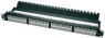 Patchpanel, 48 x RJ45, (B x H x T) 480 x 44 x 115 mm, schwarz, 100007040