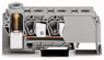 Verteiler-Reihenklemme, Federklemmanschluss, 0,2-10 mm², 1-polig, 125 A, 8 kV, grau, 284-621