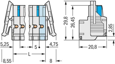 721-2103/037-000 WAGO PCB Connection Systems Image 2