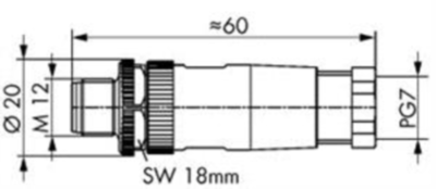 756-9202/040-000 WAGO Sensor-Aktor Rundsteckverbinder Bild 2