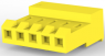 Buchsengehäuse, 5-polig, RM 3.96 mm, gerade, gelb, 3-640427-5