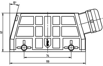 70250220 LAPP Gehäuse für schwere Steckverbinder Bild 3