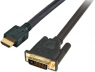 HighSpeed HDMI™ - DVI Kabel St -> St, schwarz, 2m