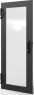 Varistar CP Glastür mit 3-Punkt-Verriegelung, RAL7021, 24 HE, 1200 H, 600 B, IP55