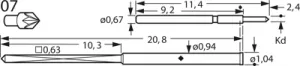 F60507S100L075 Feinmetall Contact Probes