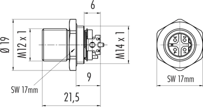 99 4431 401 04 binder Sensor-Aktor Rundsteckverbinder Bild 2