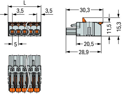 2231-1110/327-000 WAGO PCB Connection Systems Image 2