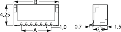 BM04B-SRSS-TB (LF)(SN) JST Steckverbindersysteme Bild 2