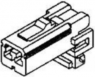 Stecker, unbestückt, 2-polig, gerade, 1-reihig, grau, 776128-6