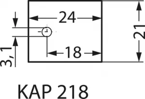 61B5872 Fischer Elektronik Montagescheiben für Halbleiter