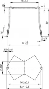 B65687A2000X000 TDK (EPCOS) Zubehör für Induktivitäten