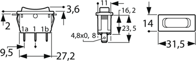 1838.1509 Marquardt Rocker Switches Image 2