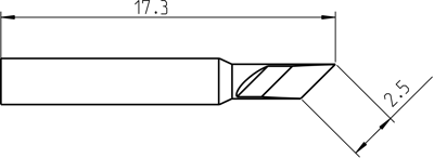 RTP 025 K MS Weller Soldering tips, desoldering tips and hot air nozzles Image 3