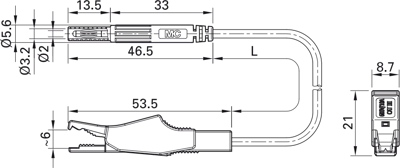 65.9185-10023 Stäubli Electrical Connectors Messleitungen Bild 2