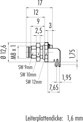 86 6319 1121 00003 binder Sensor-Aktor Rundsteckverbinder Bild 2