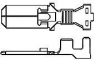Flachstecker, 2,0-3,0 mm², AWG 14-12, Crimpanschluss, verzinnt, 344008-1