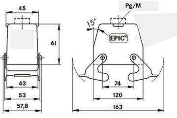 10122000 LAPP Housings for HDC Connectors Image 2