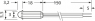 LED-Signalleuchte, 24 V (DC), grün, 10 mcd, Einbau-Ø 4.4 mm, RM 2 mm, LED Anzahl: 1