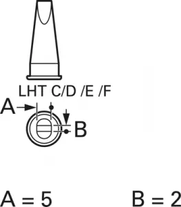 LHT D Weller Lötspitzen, Entlötspitzen und Heißluftdüsen