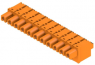 Buchsenleiste, 11-polig, RM 7.62 mm, gerade, orange, 1230240000