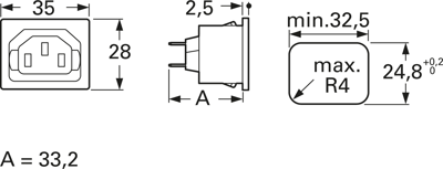 4724.0000 SCHURTER Device Connectors Image 2