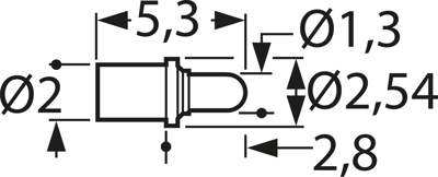 TK53B.05.1,30.C.100.A Tekon Prüfstifte